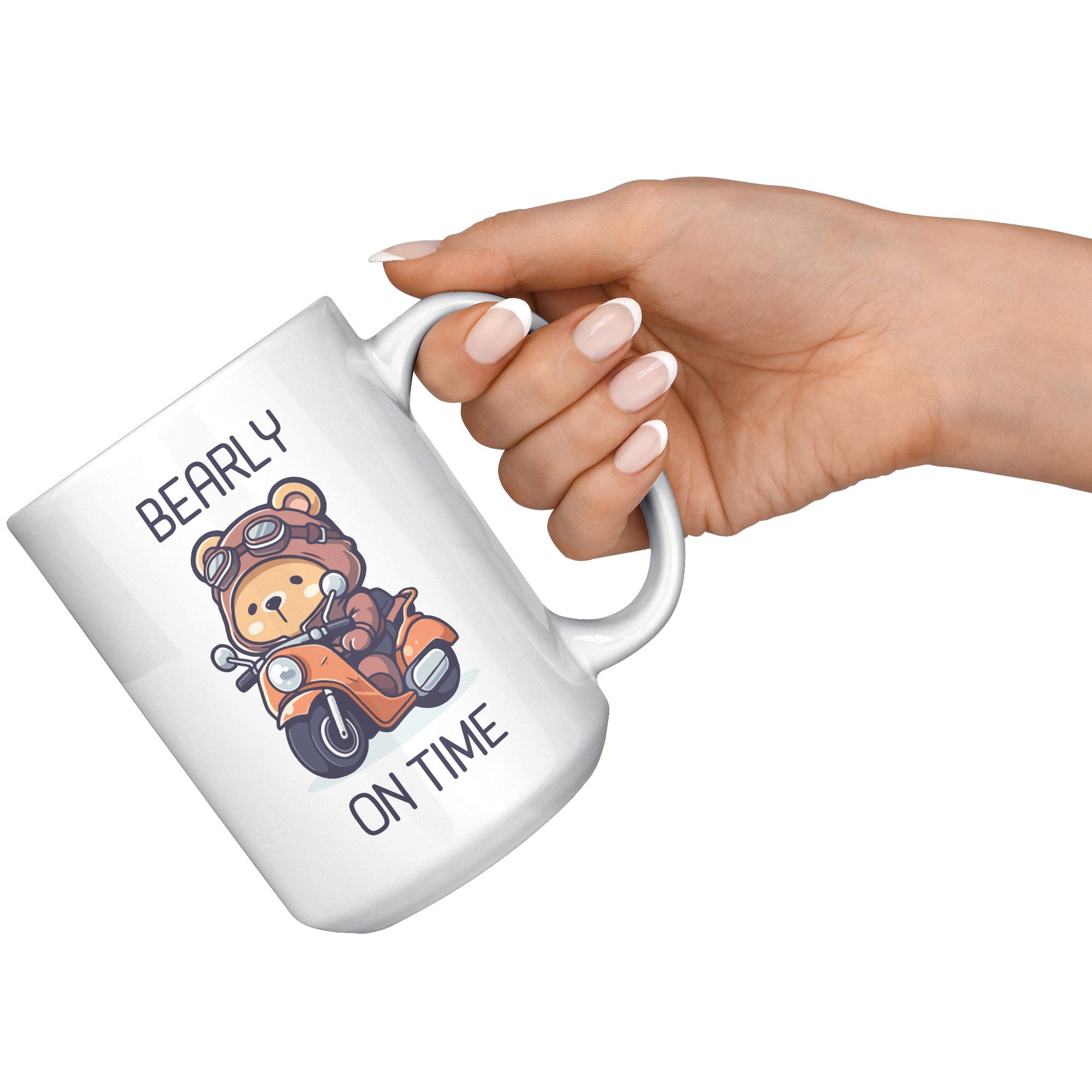 Bearly On Time Mug
