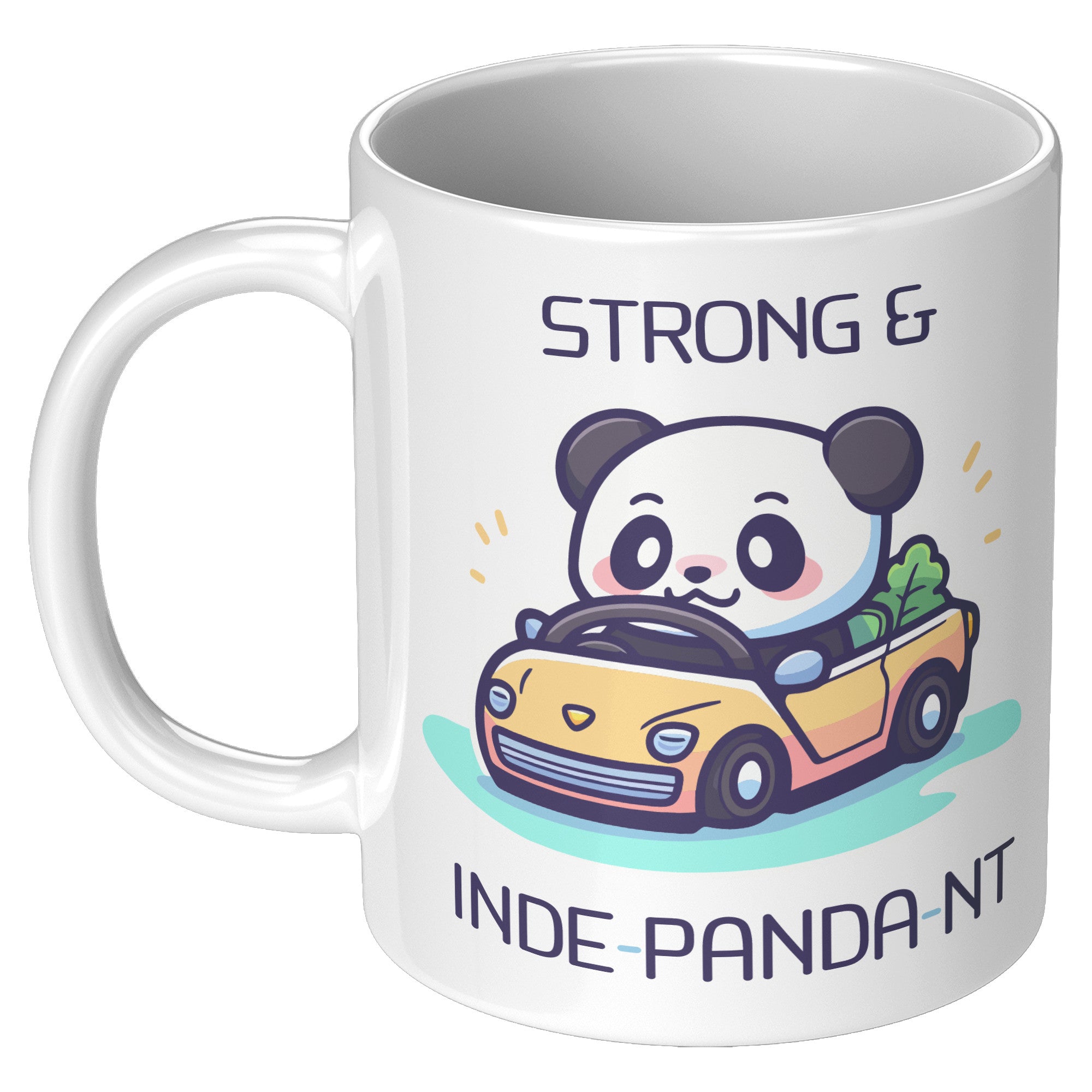 Strong And Inde-panda-nt Mug