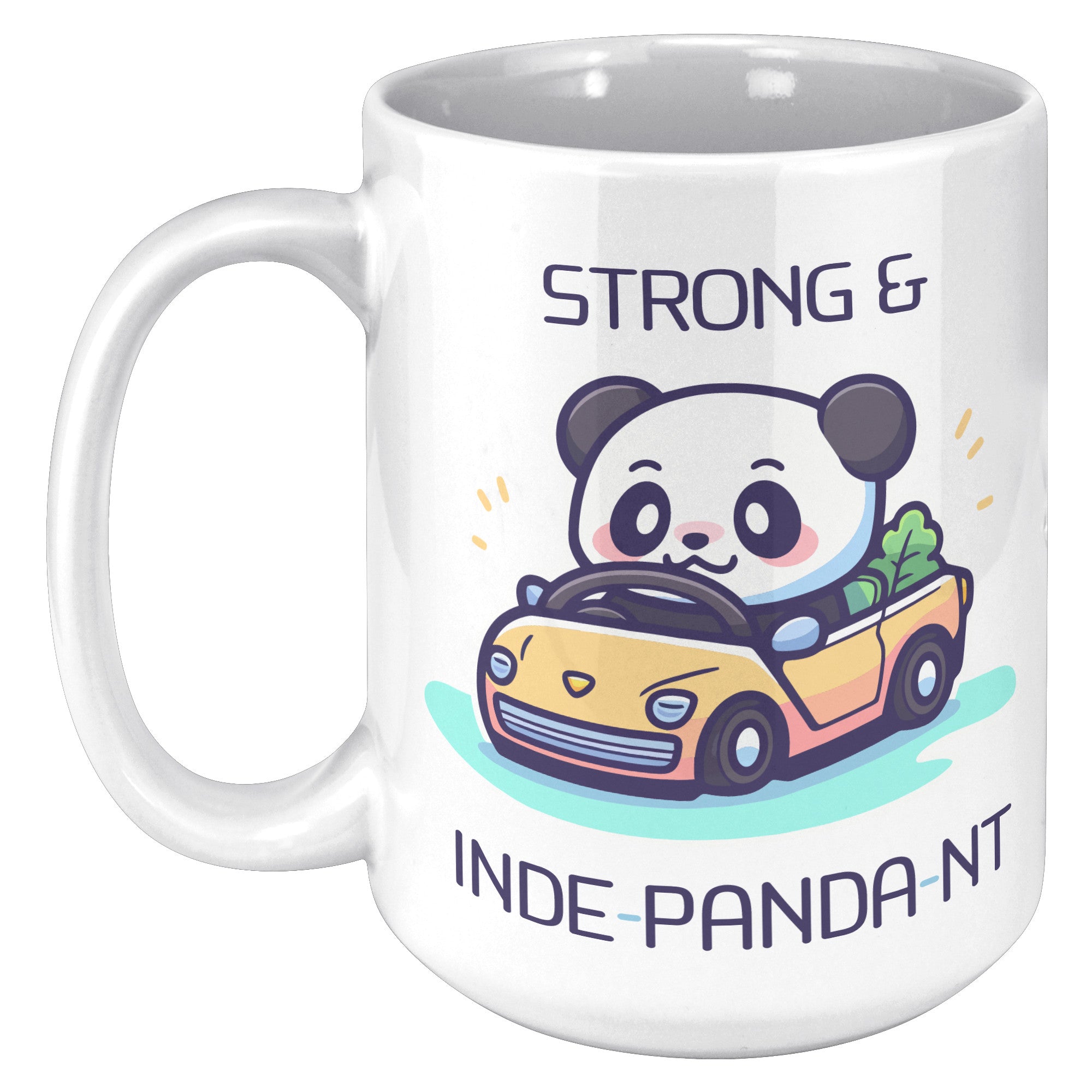 Strong And Inde-panda-nt Mug