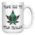 Take Me To Your Dealer Alien Mug