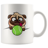 Playful Pug Mug