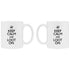Funny mug telling gamers to keep calm and loot on