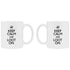 Funny mug telling gamers to keep calm and loot on