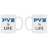 Funny gaming mug that says pve is life