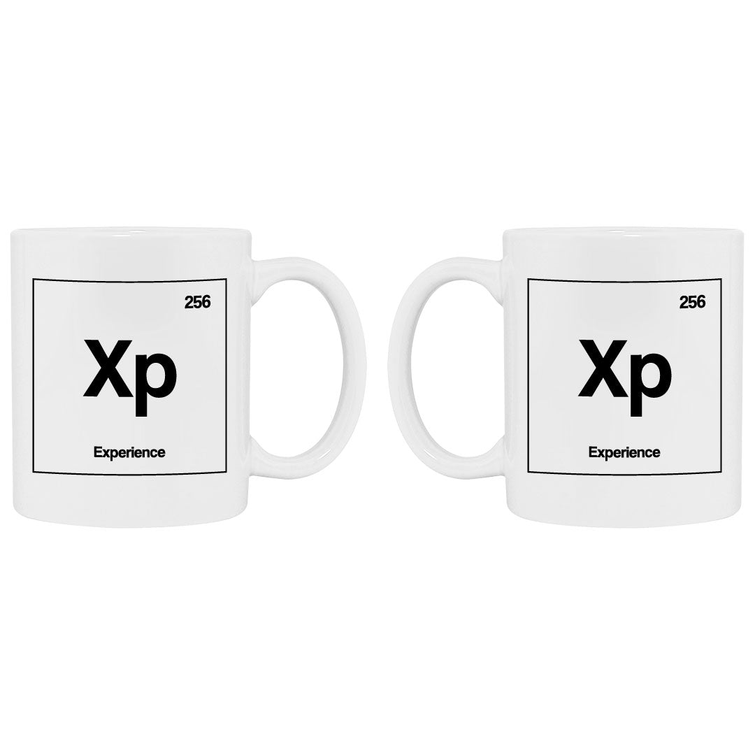 Gaming mug that shows exp as an element