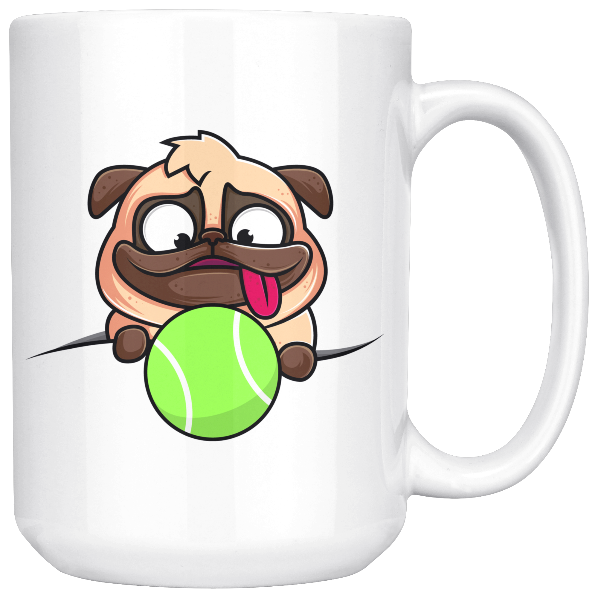 Playful Pug Mug