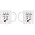 Coffee cup that says I'm only here because I enjoy dark circles