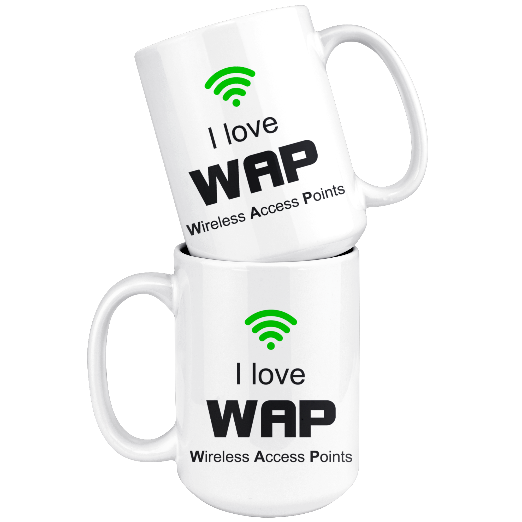 I Love Wireless Access Points White Mug