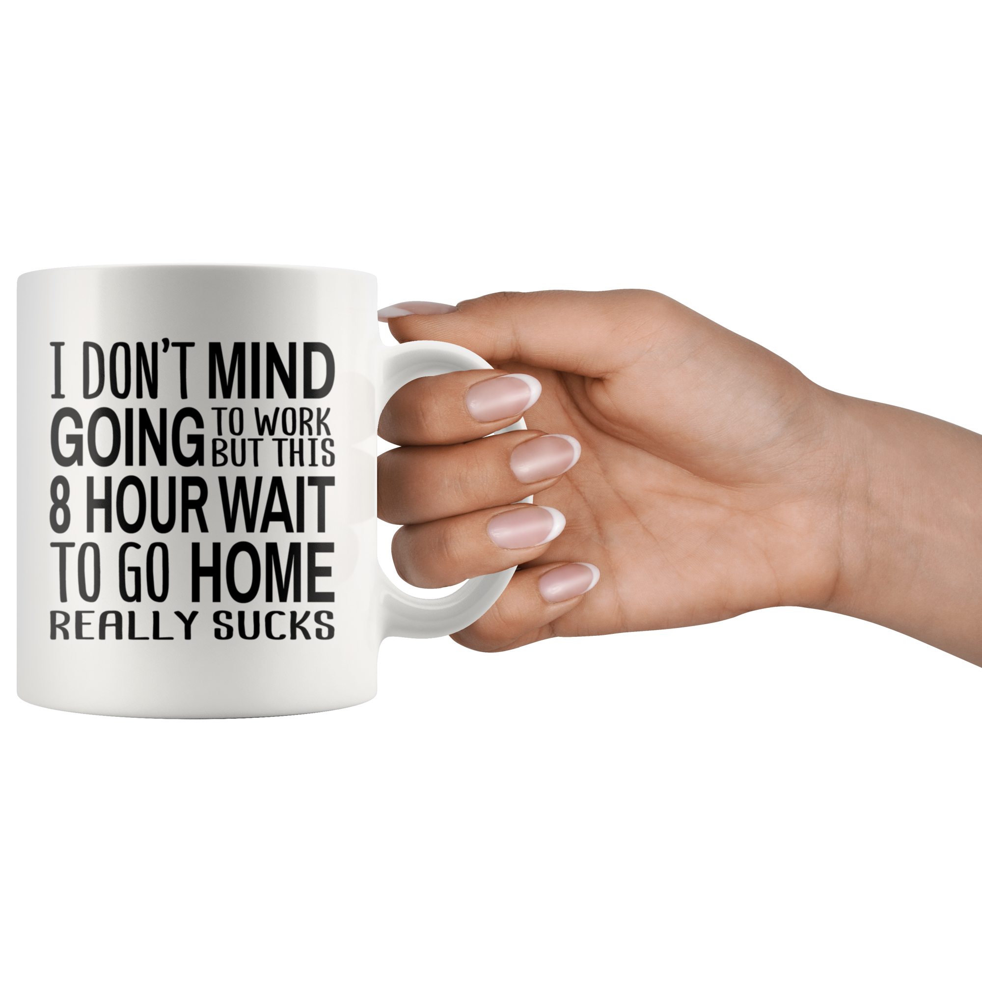 Waiting To Go Home White Mug - 11 oz