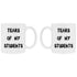 Regular size funny coffee mug that says tears of my students in dripping letters