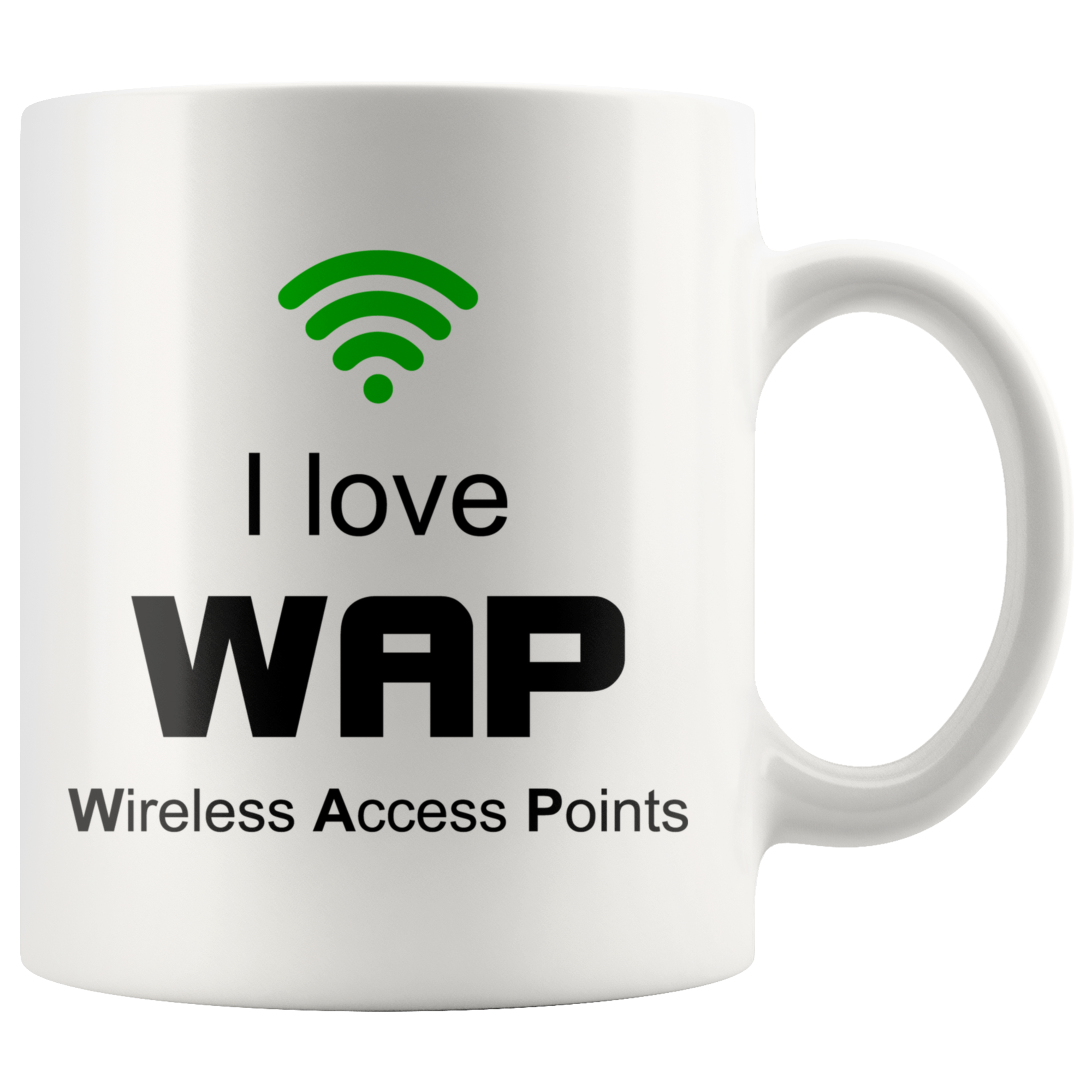 I Love Wireless Access Points White Mug