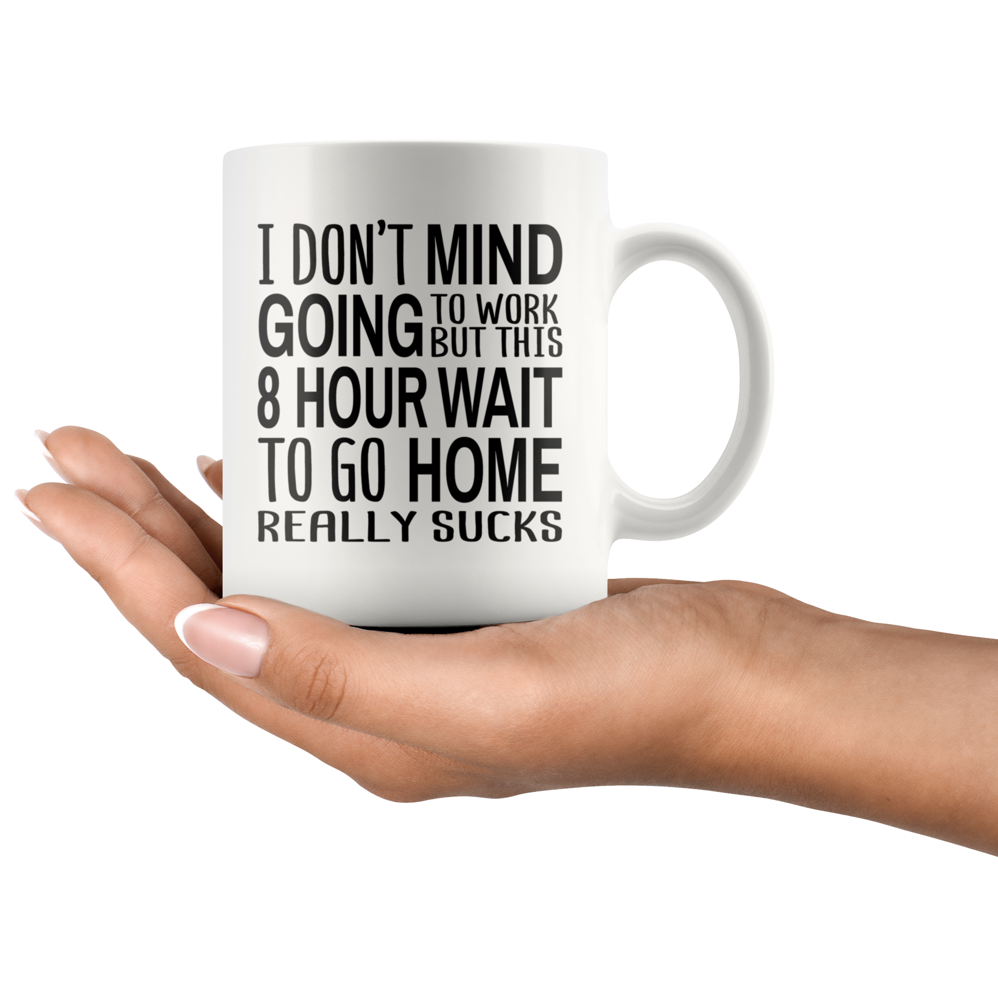 Waiting To Go Home White Mug - 11 oz