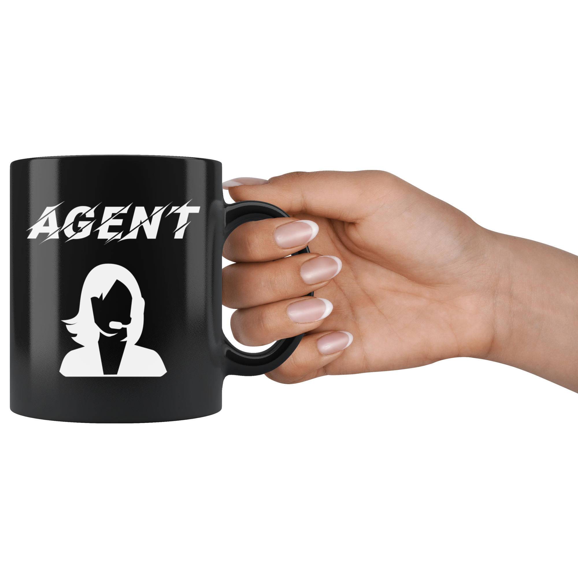 Super Agent Black Mug - 11 oz