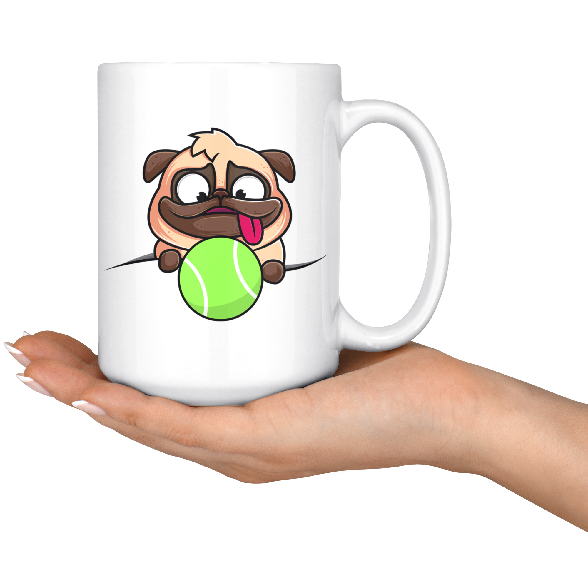 Playful Pug Mug